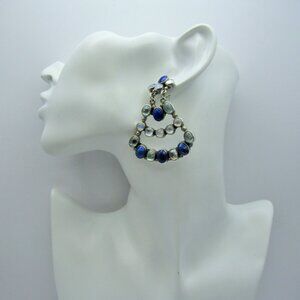 Nakai 925 Silver Navajo Chandelier Earrings
